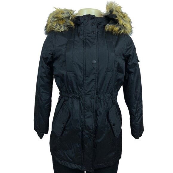 Urban Republic Girls Black Jacket With Pockets & Elastic Waist Size M 10/12 - Picture 2 of 11